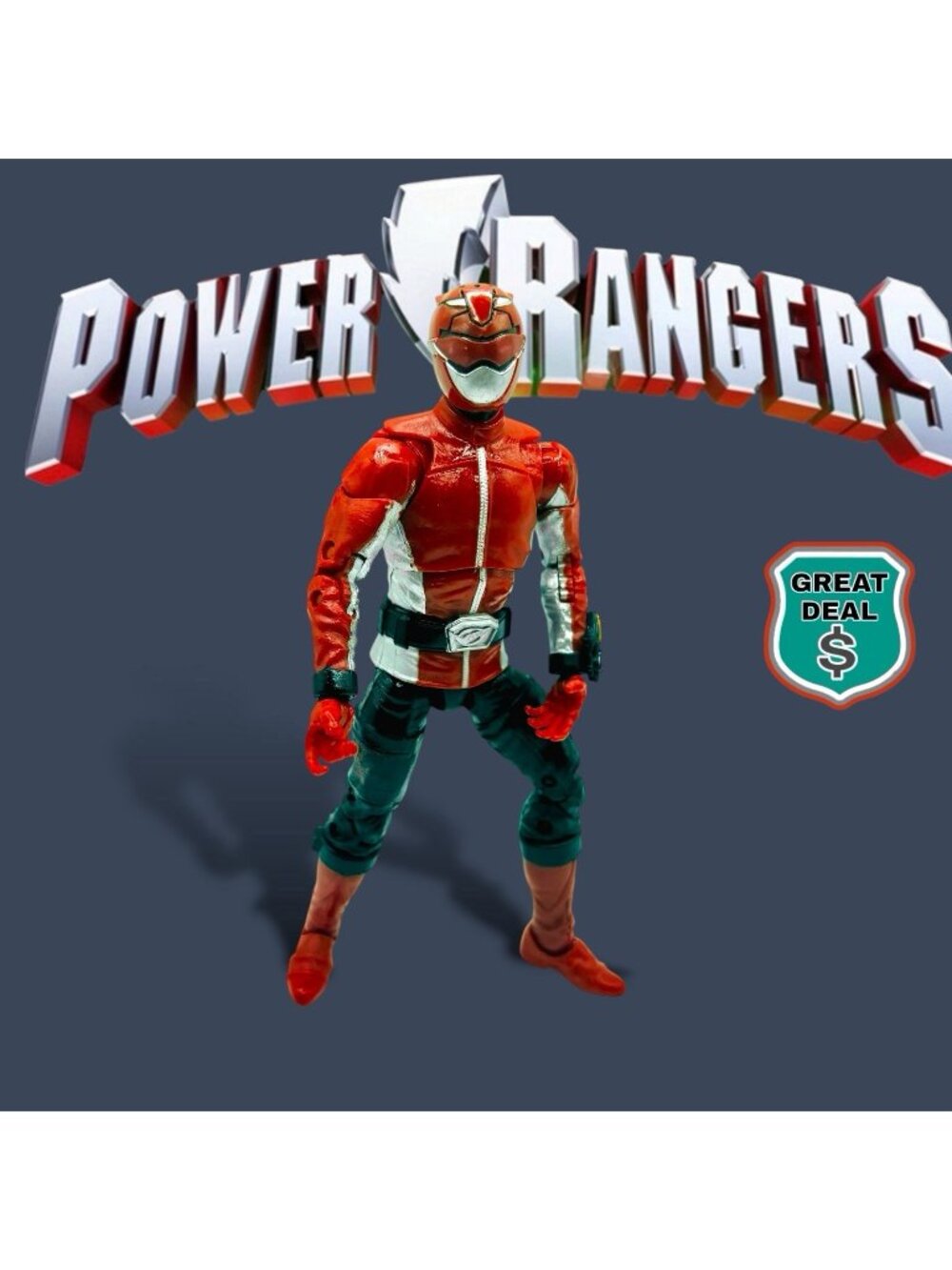 2019 Power Rangers Beast Morphers RED RANGER 6" Lightning Collection LOOSE!